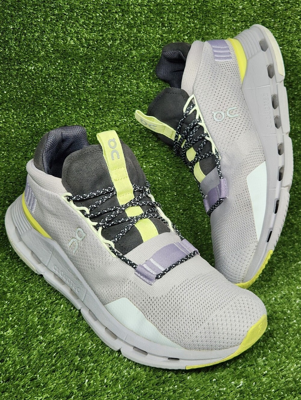 On Running Cloudnova Womens Size 10 Gray Athletic Walking Comfort Sneakers Shoes
